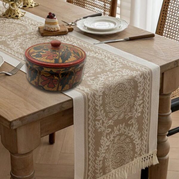 orange rustic heritage casserole ( single piece)