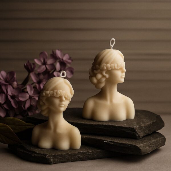 The Blindfold Lady Candle – Cool Water | Mould Candle