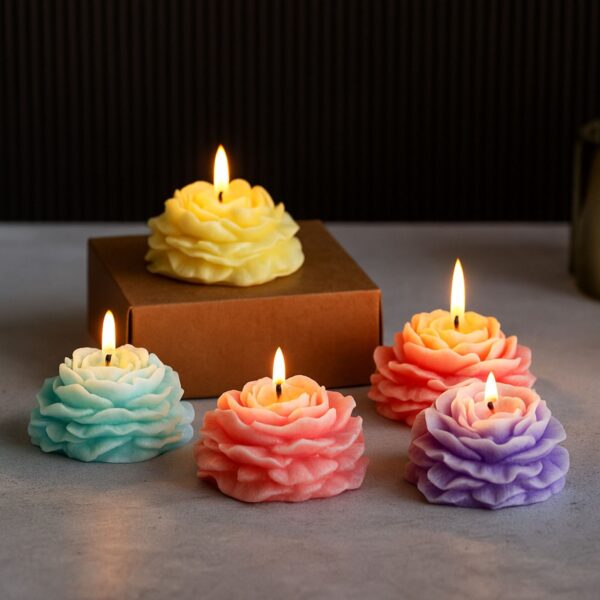 The Blossom Candle – Lily | Flower Mould Soy Candle