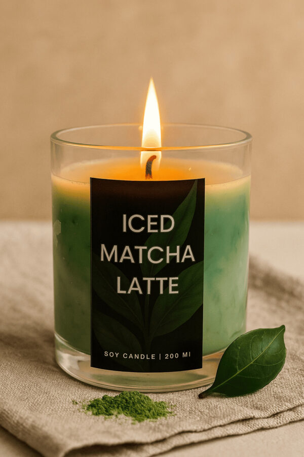 The Chilled Matcha Latte Candle – White Tea | Soy Candle
